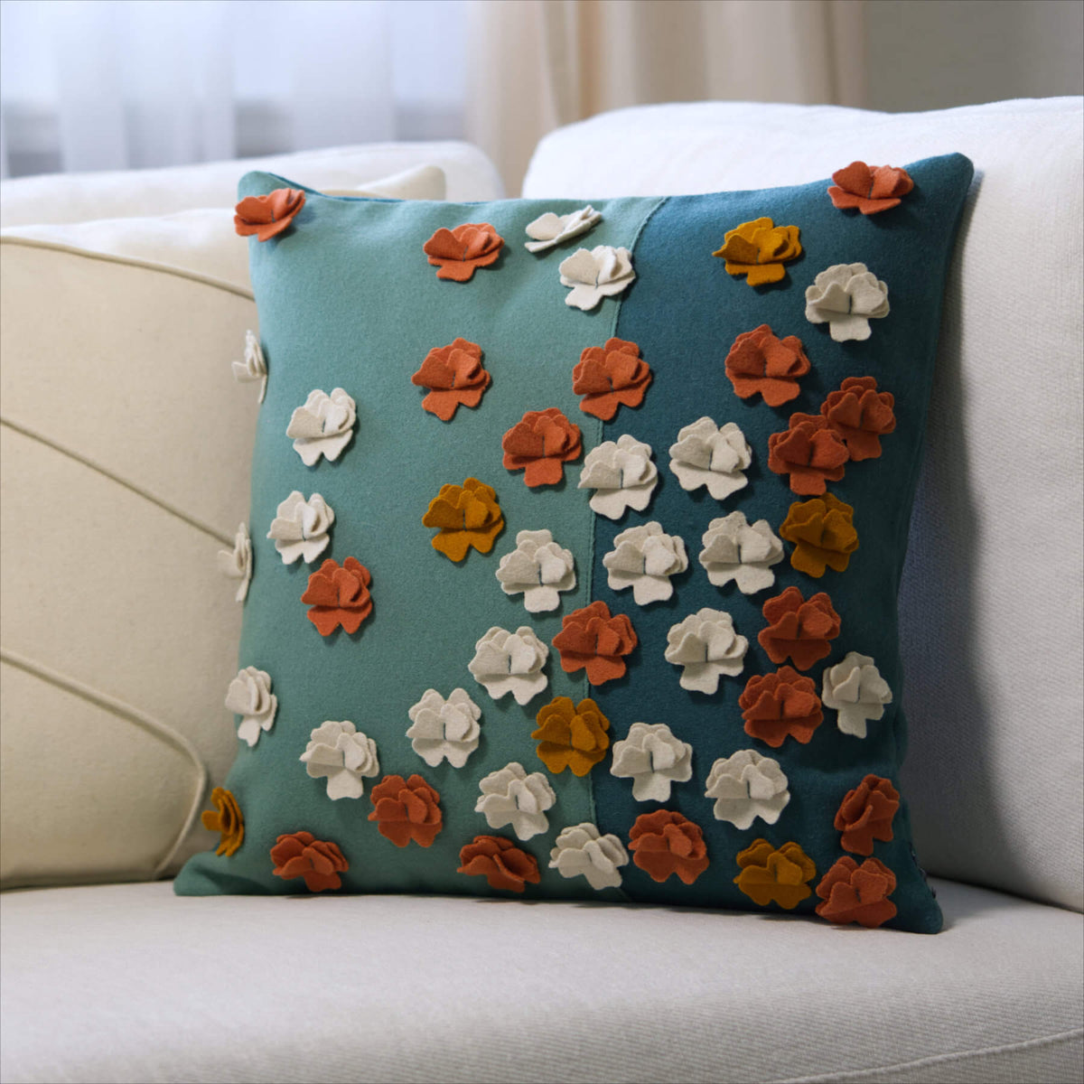 Zierkissenbezug 45 × 45 cm - Meadow
