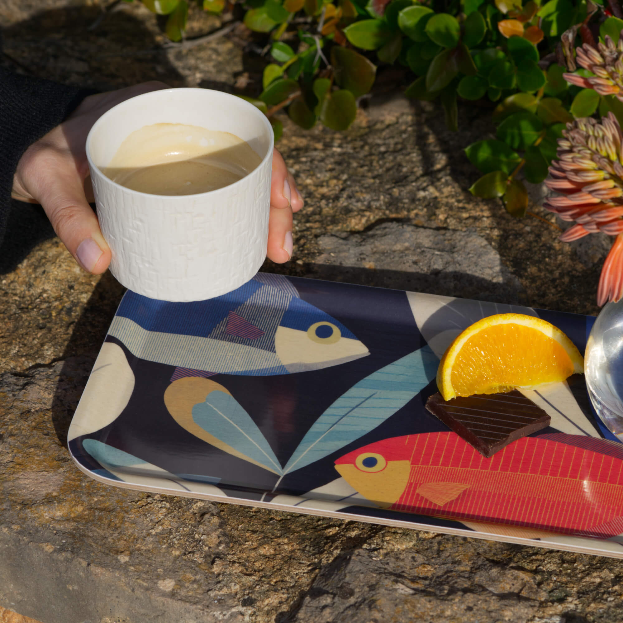 Rechteckiges Tablett aus Holz 32 x 15 cm 'Nemo Who?'