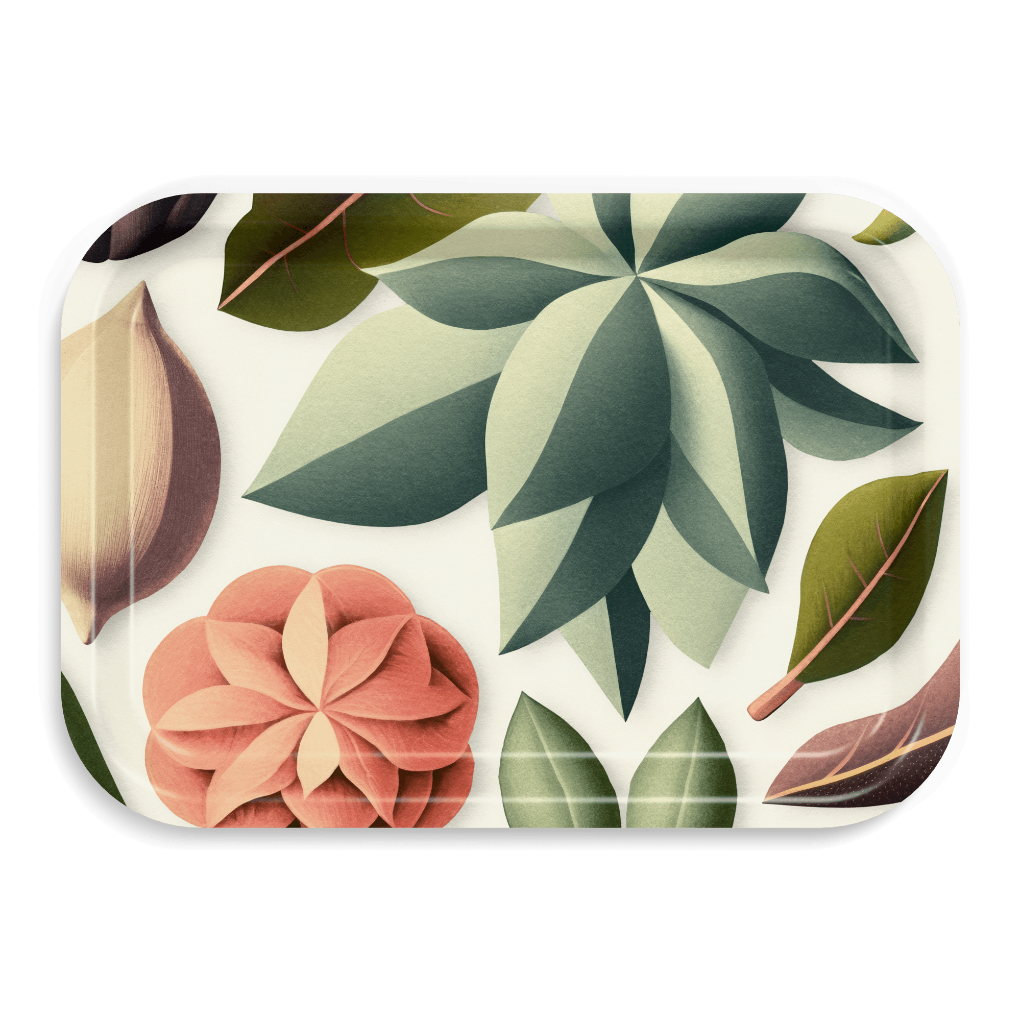 Rechteckiges Design-Tablett 34 x 24 cm - Still Life Two - nordische Birke