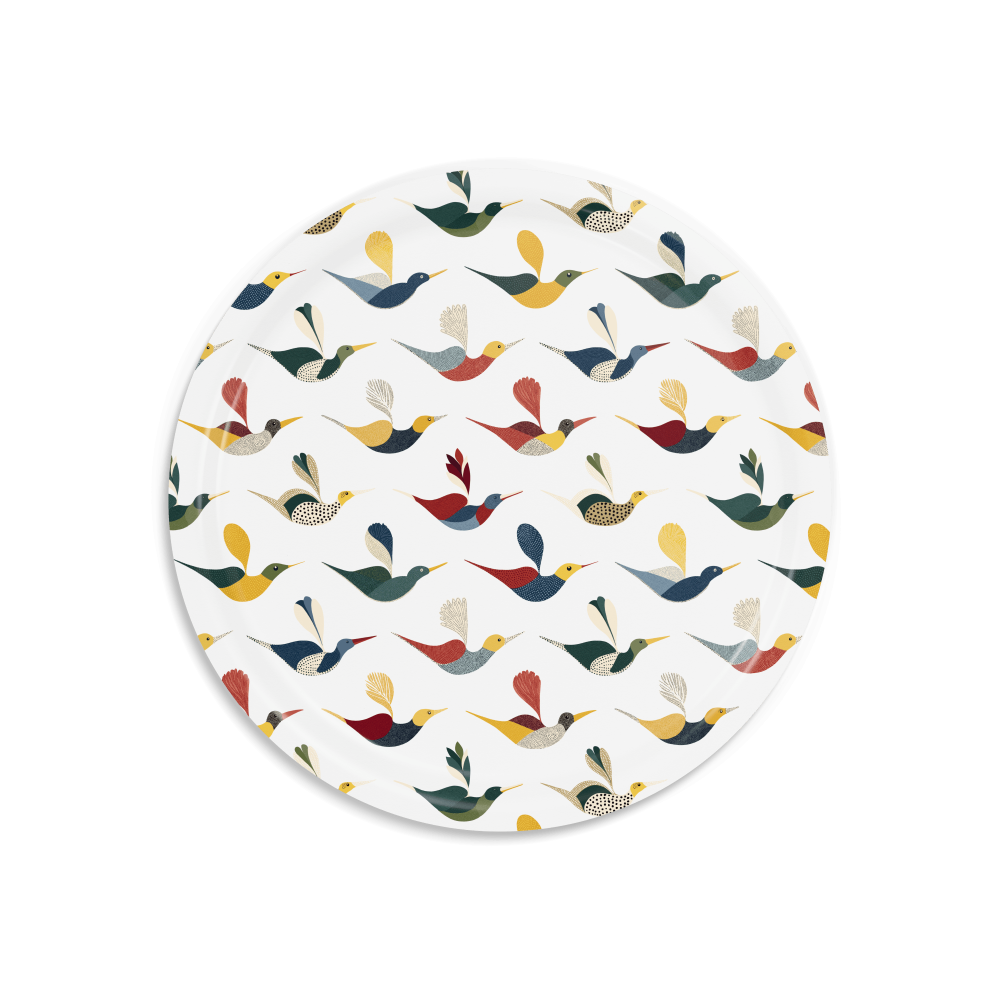 Round Design Tray 46 cm - Ally and Friends - Nordic Birch
