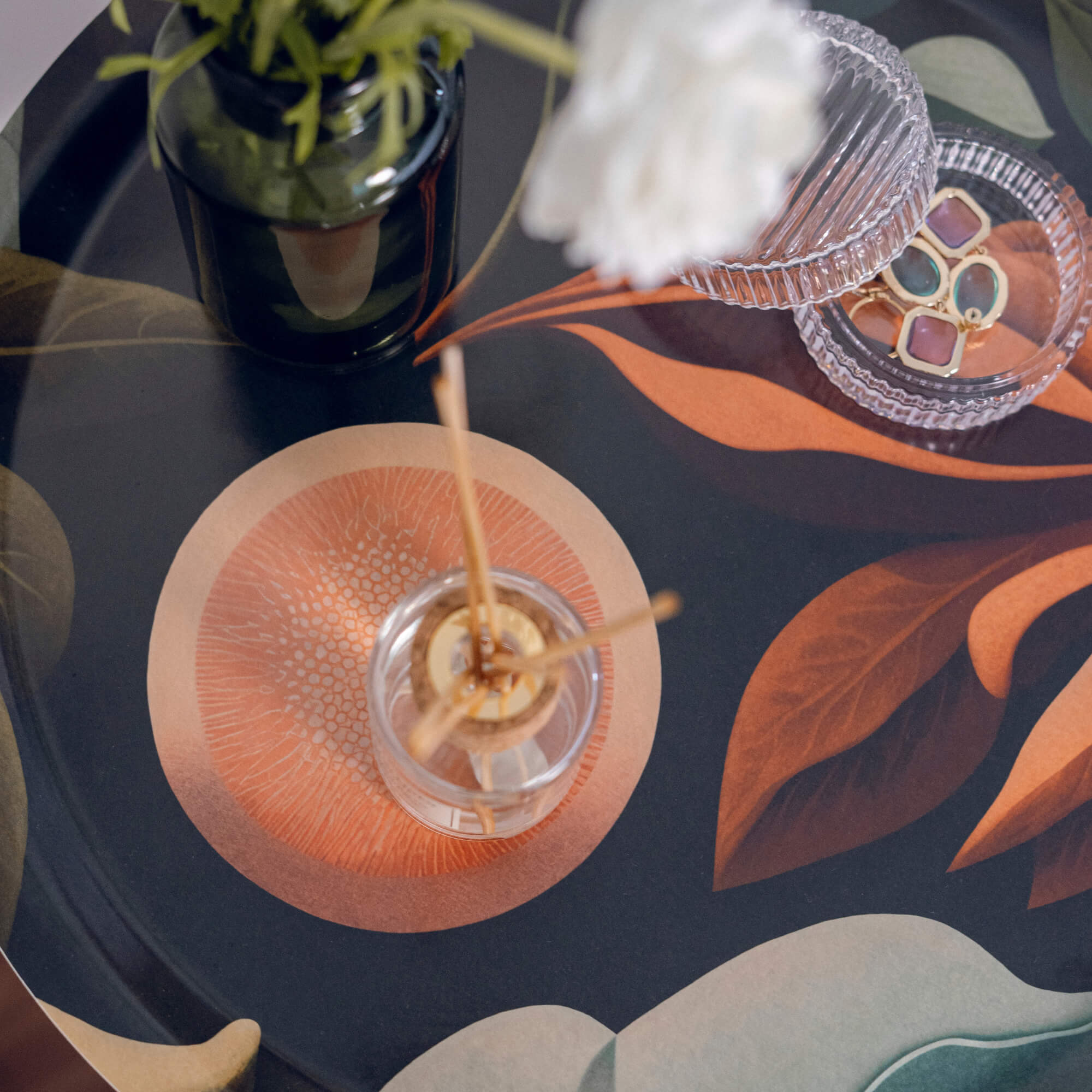 Round Design Tray Ø 46 cm - Still Life - Nordic Birch