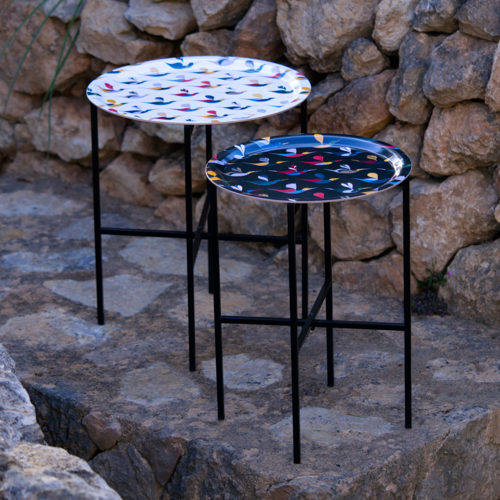 Round Design Tray 46 cm - Ally and Friends - Nordic Birch