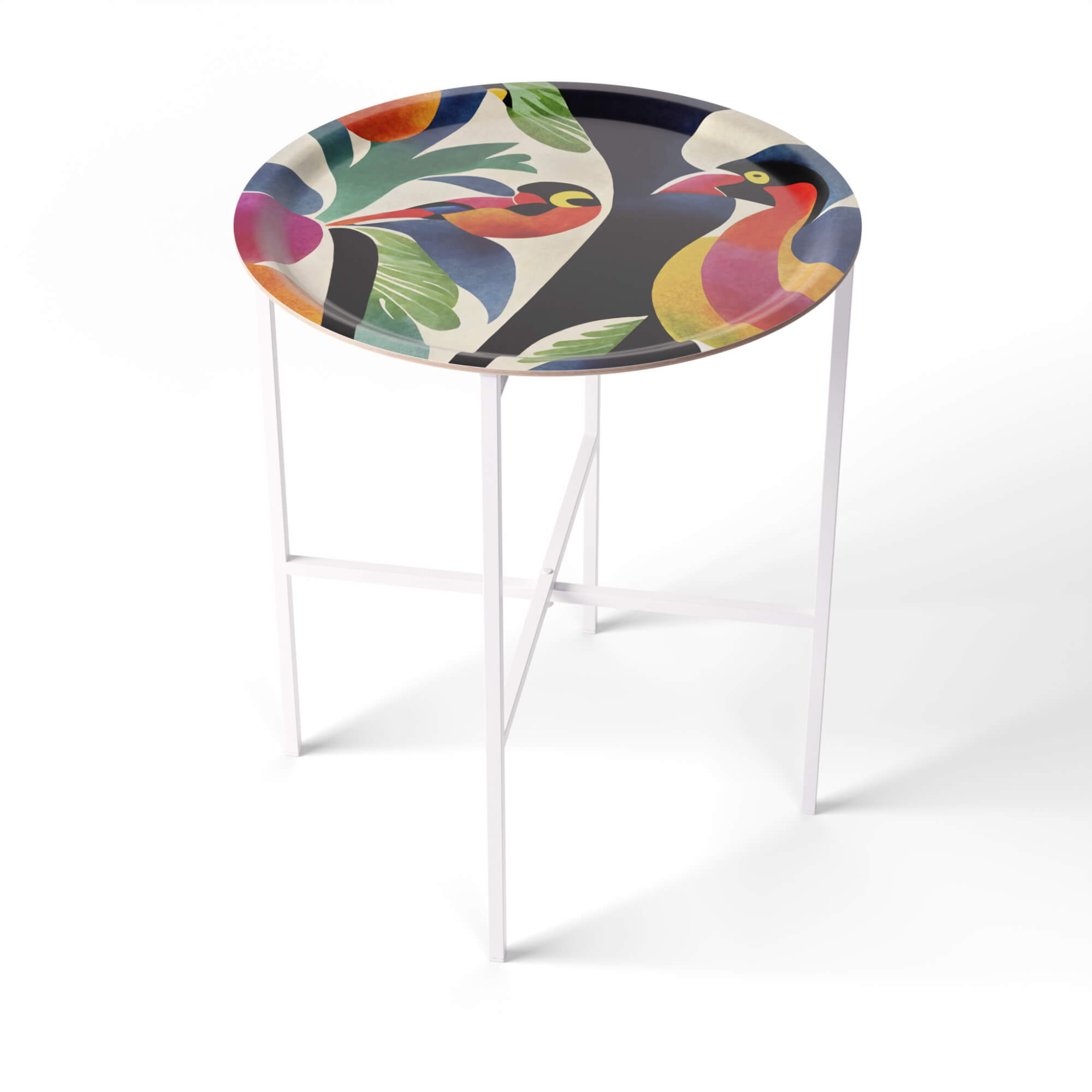 HappyTrays Beistelltisch - Ø 46 cm, H 53 cm