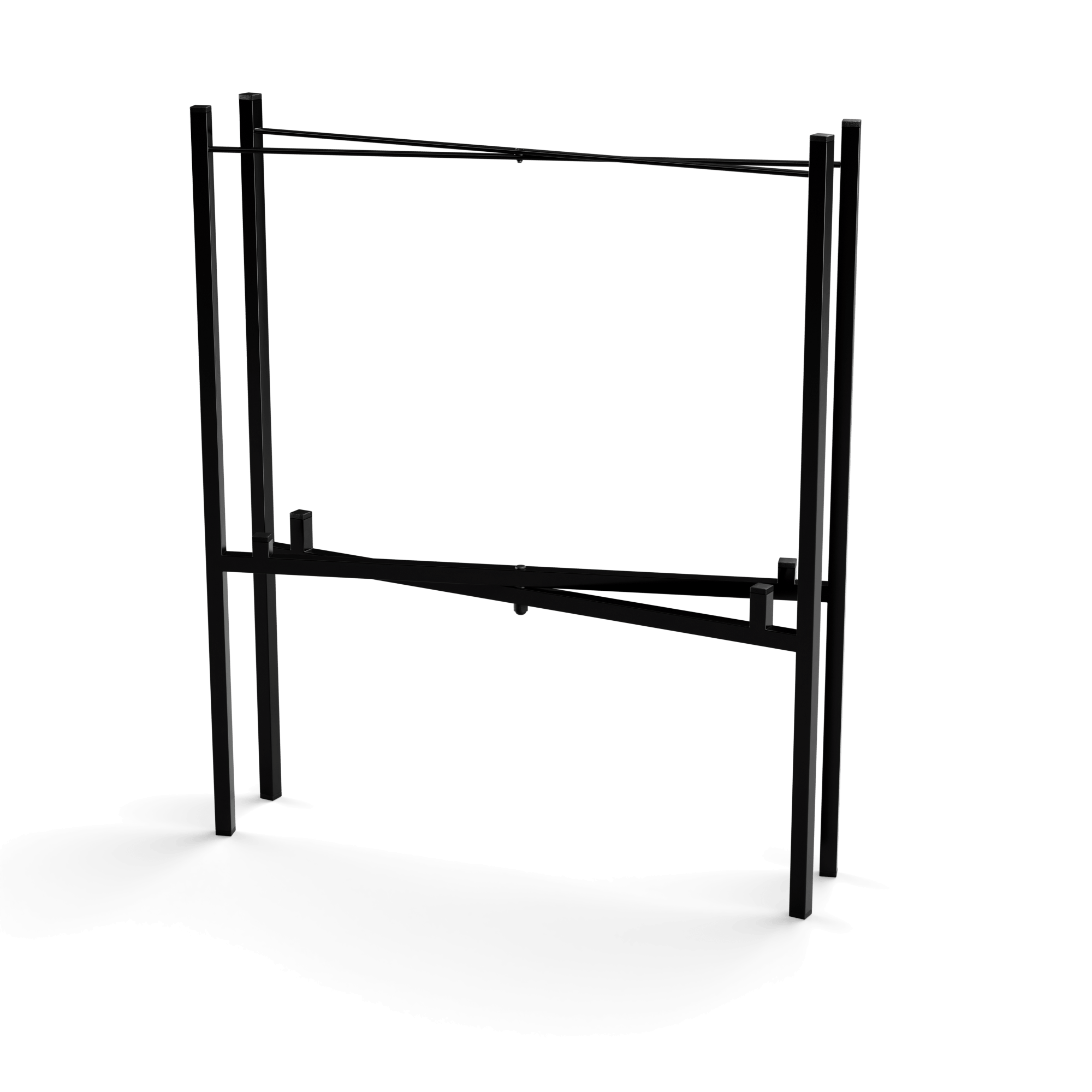 Tischgestell für runde 2 Design-Tabletts Ø 46 & 39 cm - HappyTrays System