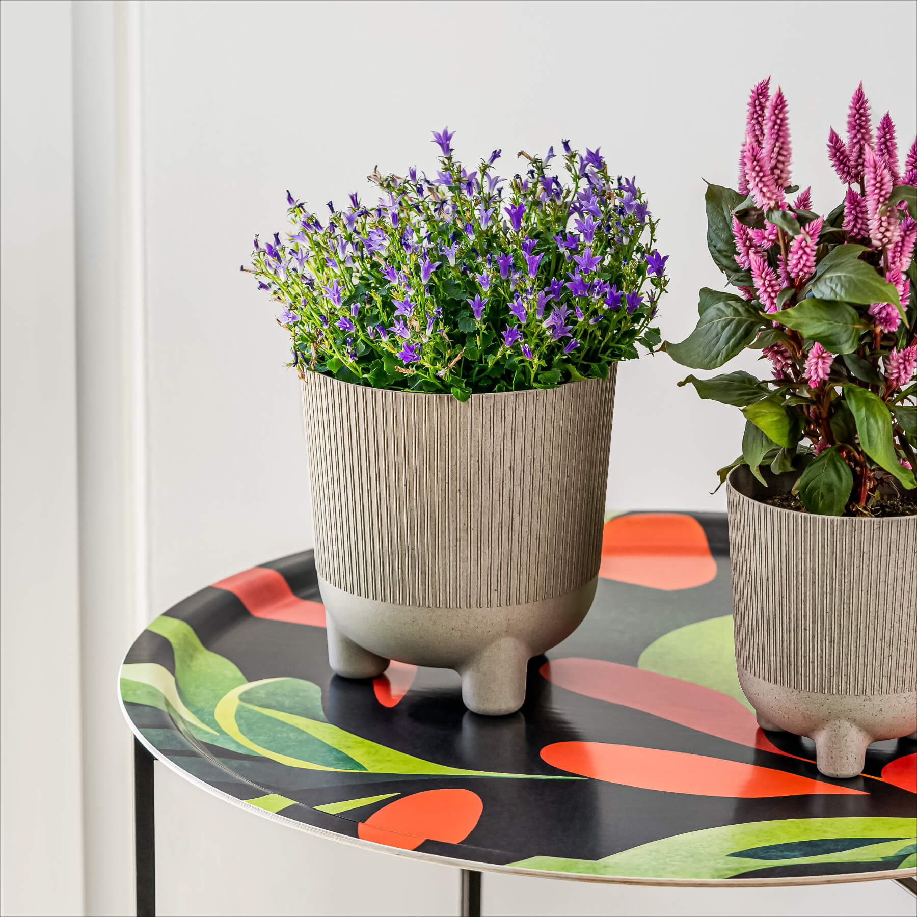 Runder HappyTray Ø 65 cm Deepwood