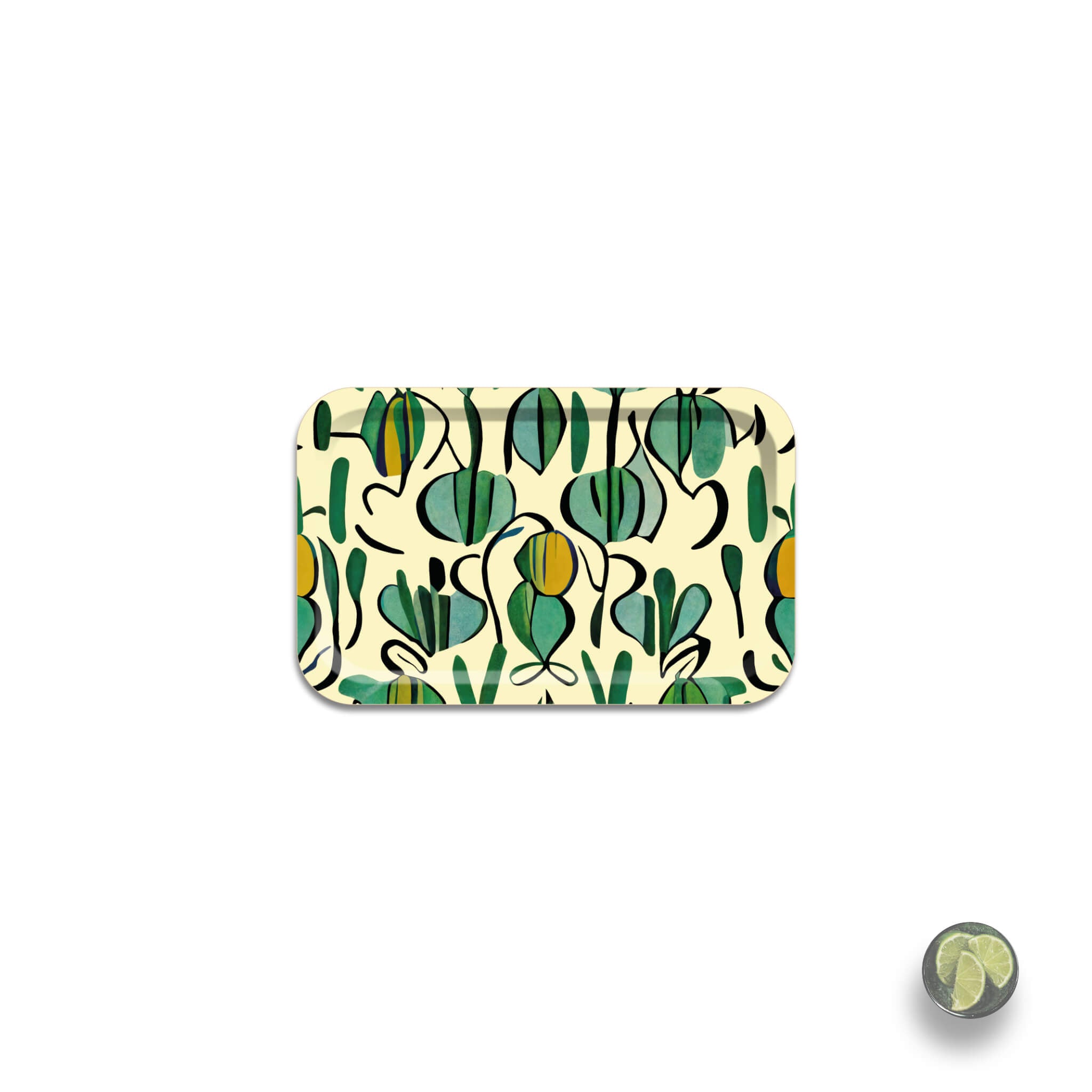 Rectangular HappyTray 32 x 21 cm Citrus