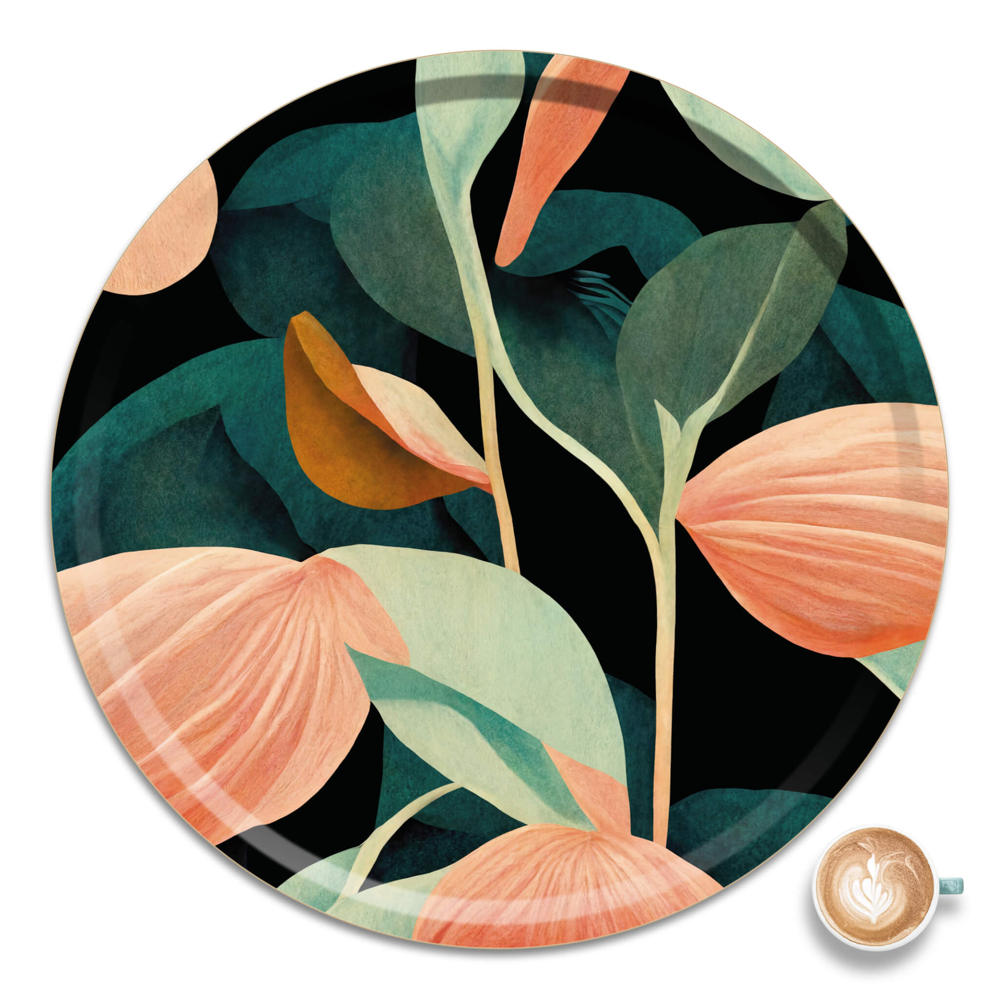 Round HappyTray ø 65 cm Petals