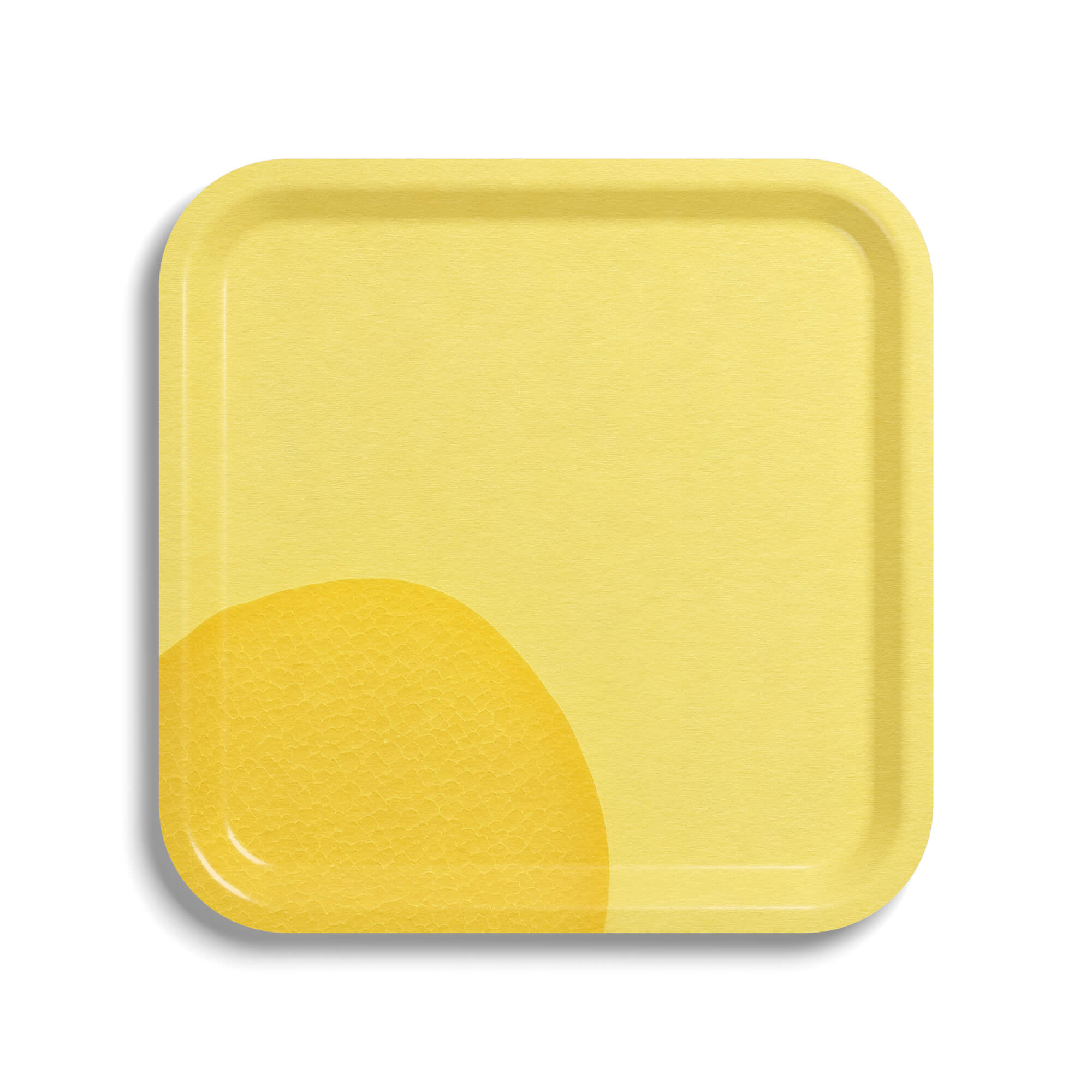 Rechteckiger HappyTray 32 x 32 cm Lemon Drop