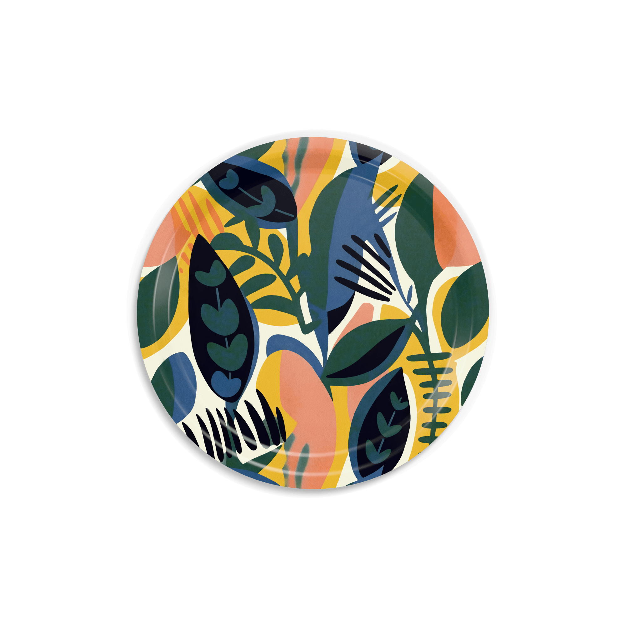 Rundes Design-Tablett Ø 39 cm - Chiapas - nordische Birke