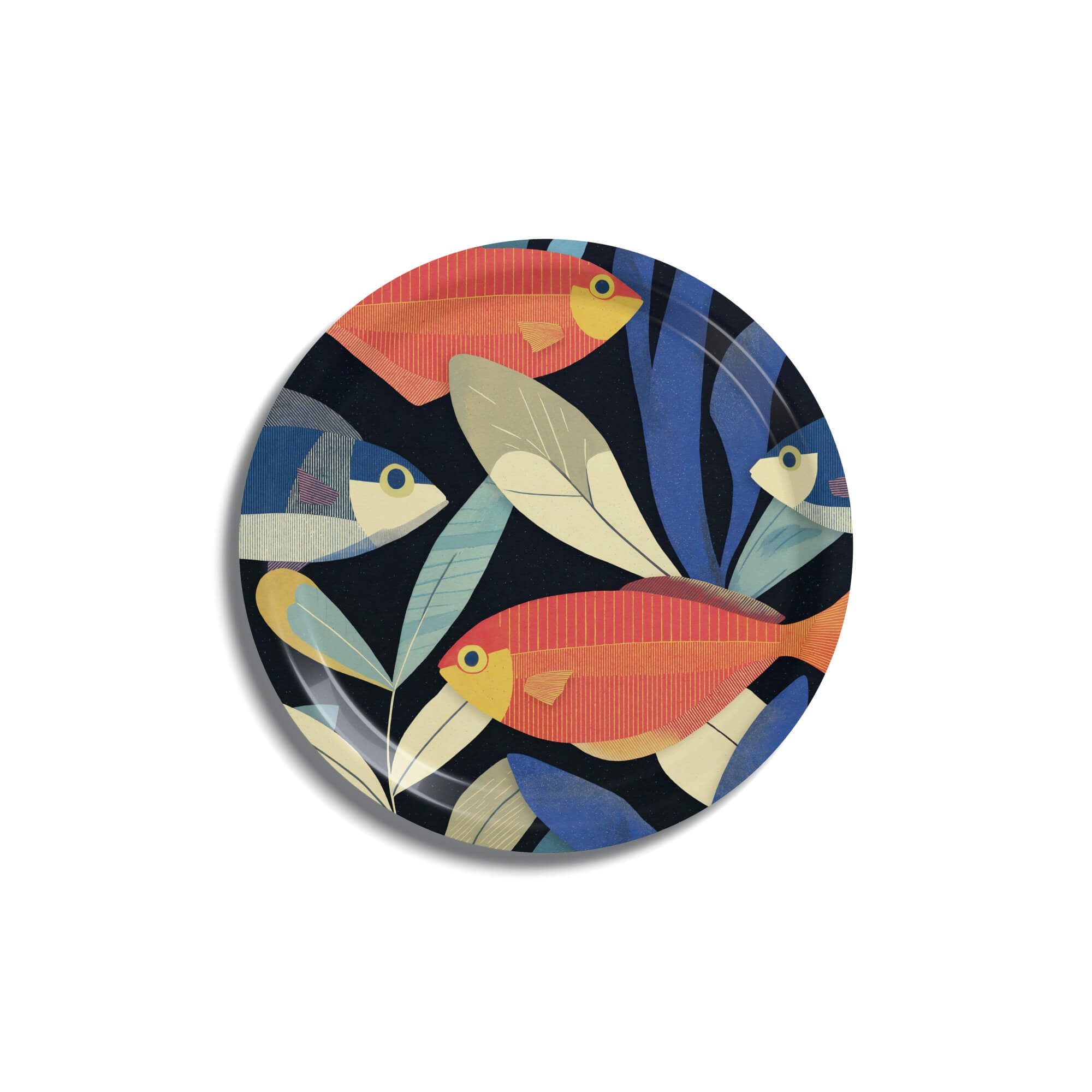 Tablett aus Holz rund Ø39cm 'Nemo Who?'