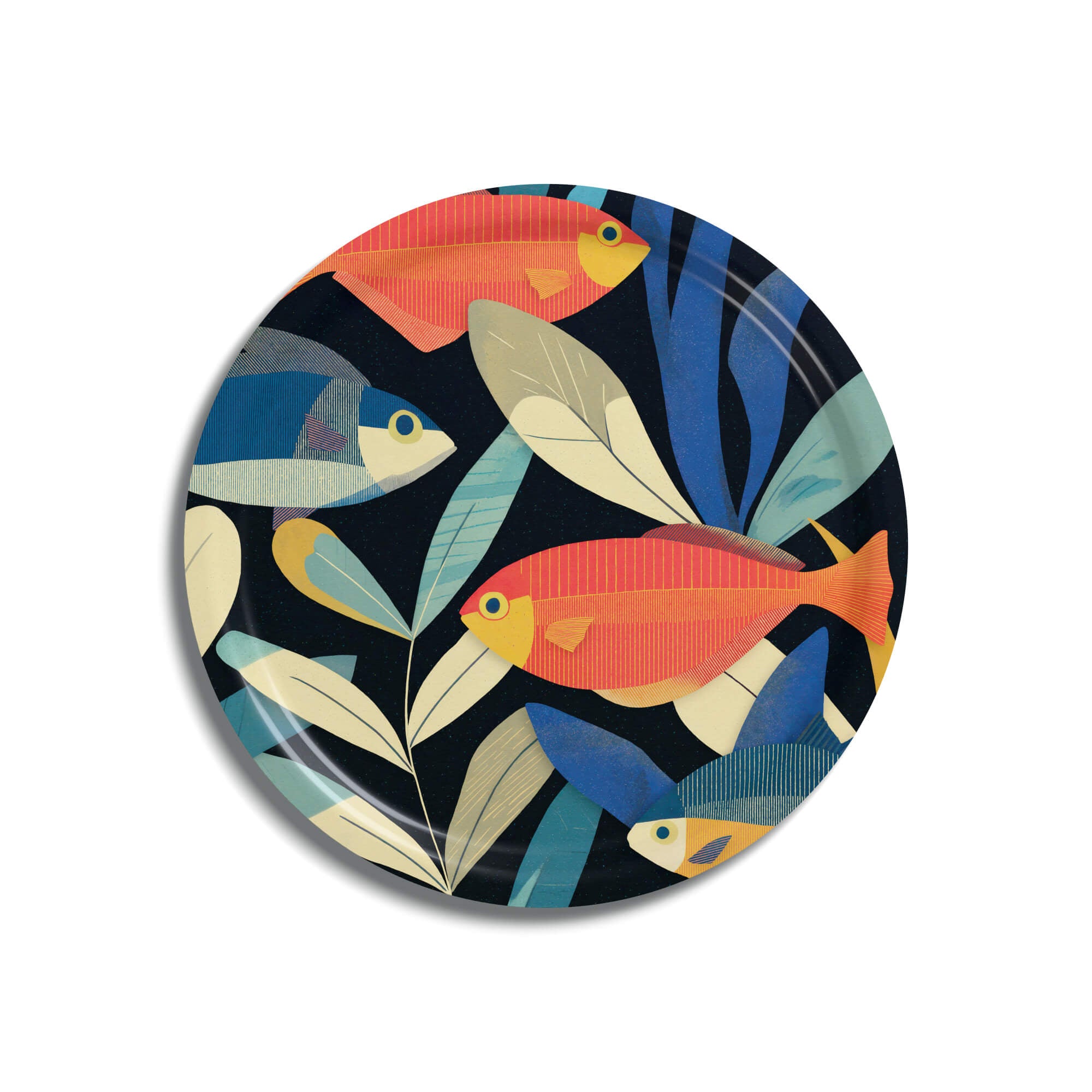 Tablett aus Holz rund Ø 46 cm 'Nemo Who?'